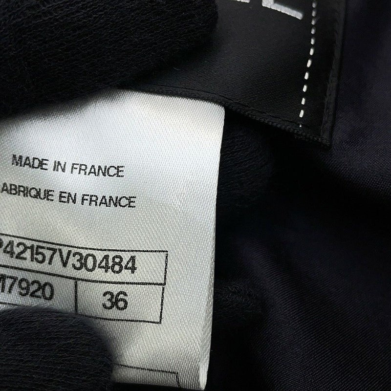 シャネル コート ツイード ステンカラーコート ウール レディースサイズ36 P42157 CHANEL アウター