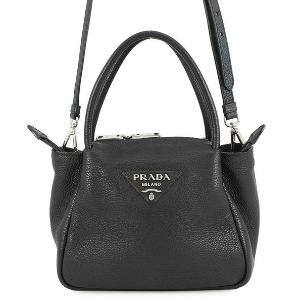 プラダ ハンドバッグ スモール ヴィッテロダイノ レザー 1BC145 PRADA 2way 黒