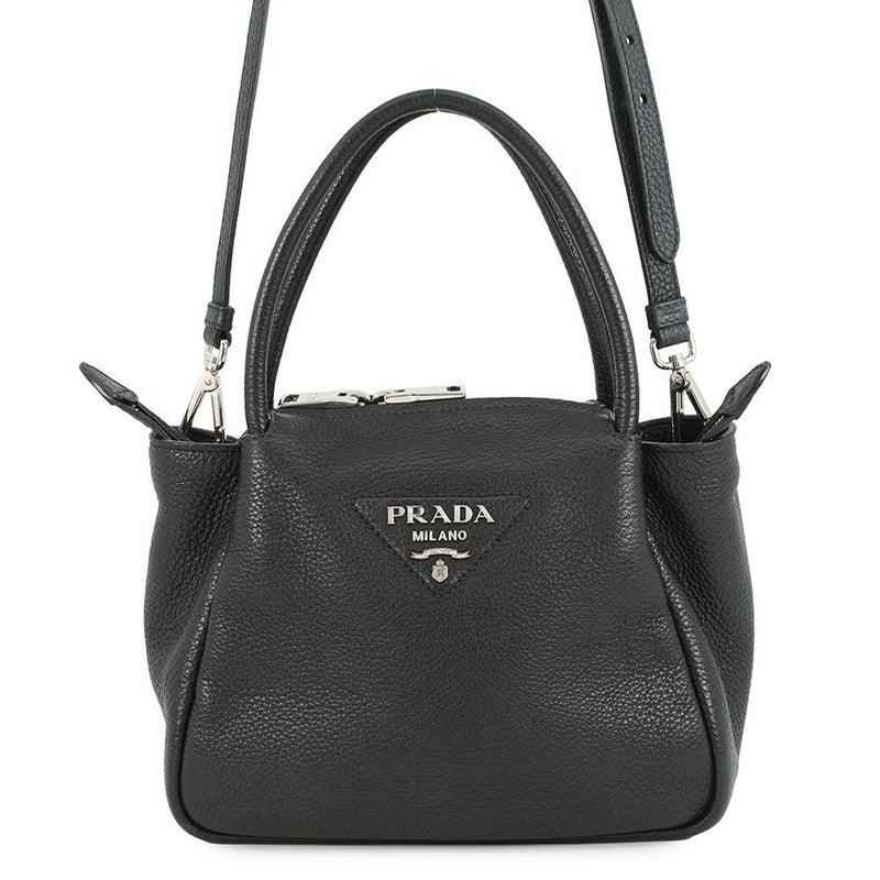 プラダ ハンドバッグ スモール ヴィッテロダイノ レザー 1BC145 PRADA 2way 黒