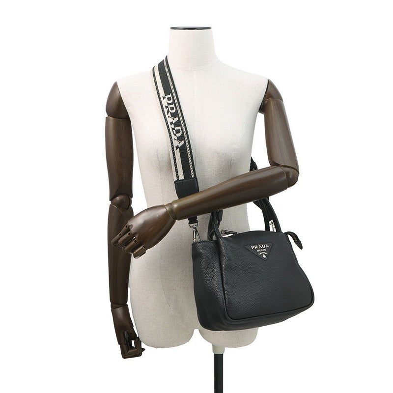 プラダ ハンドバッグ スモール ヴィッテロダイノ レザー 1BC145 PRADA 2way 黒