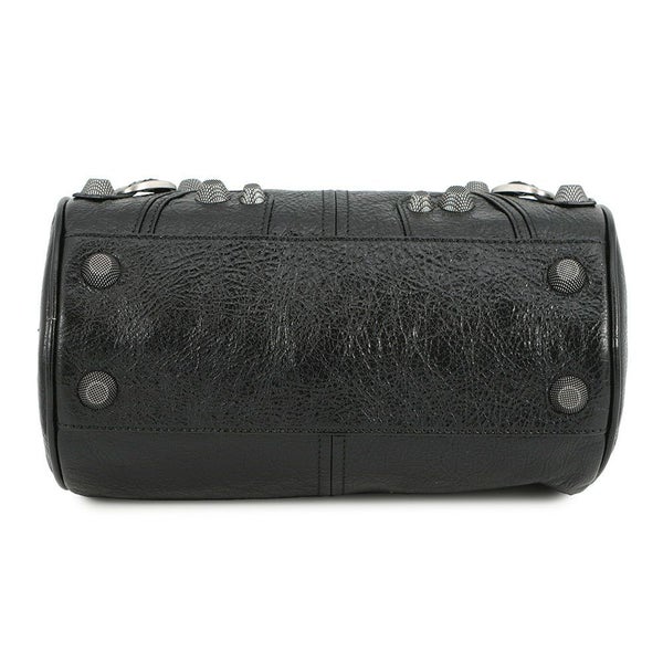 バレンシアガ ショルダーバッグ ルカゴール シリンダー レザー 771716 BALENCIAGA 黒