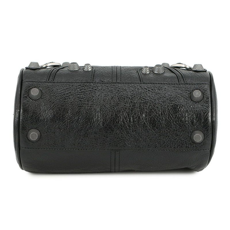 バレンシアガ ショルダーバッグ ルカゴール シリンダー レザー 771716 BALENCIAGA 黒