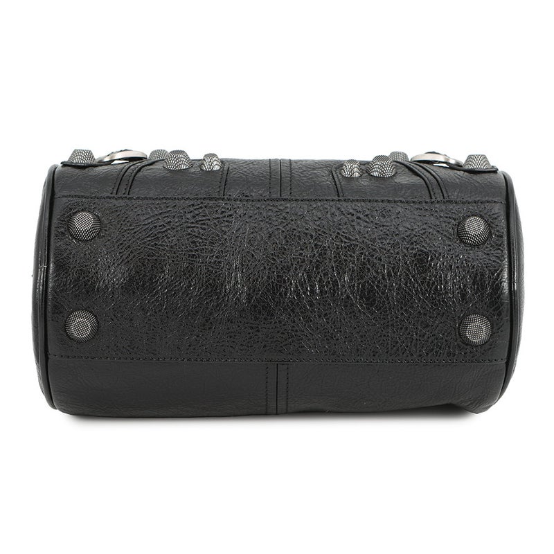 バレンシアガ ショルダーバッグ ルカゴール シリンダー レザー 771716 BALENCIAGA 黒