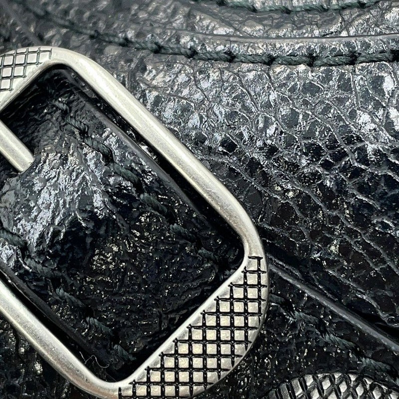 バレンシアガ ショルダーバッグ ルカゴール シリンダー レザー 771716 BALENCIAGA 黒