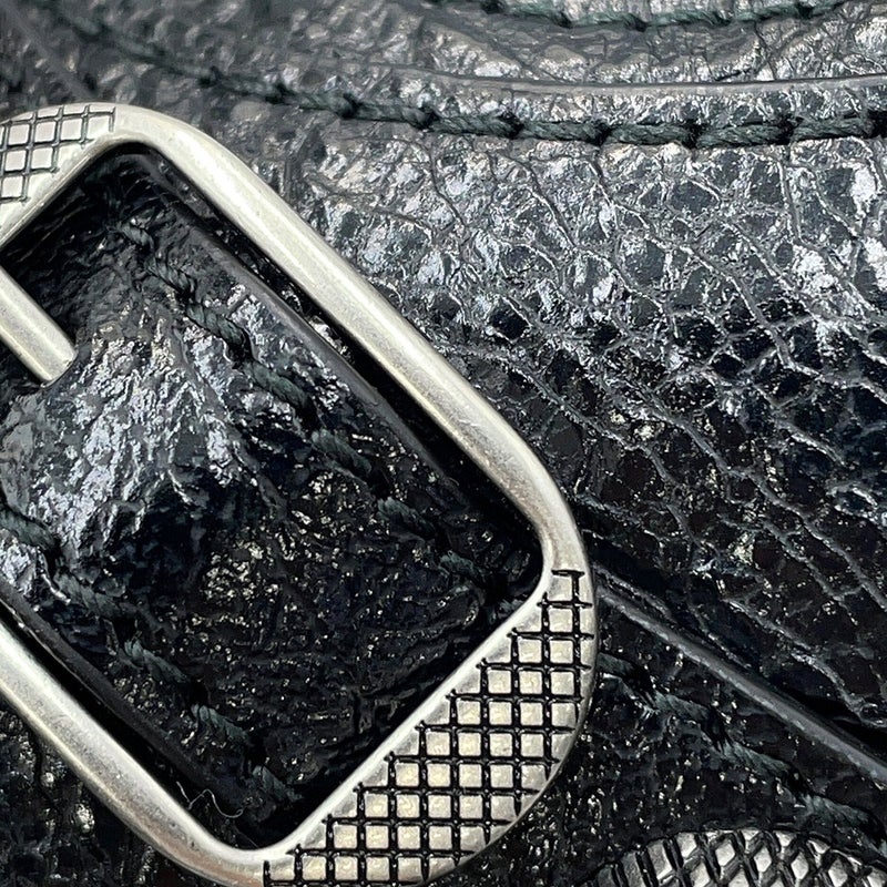 バレンシアガ ショルダーバッグ ルカゴール シリンダー レザー 771716 BALENCIAGA 黒