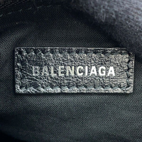 バレンシアガ ショルダーバッグ ルカゴール シリンダー レザー 771716 BALENCIAGA 黒