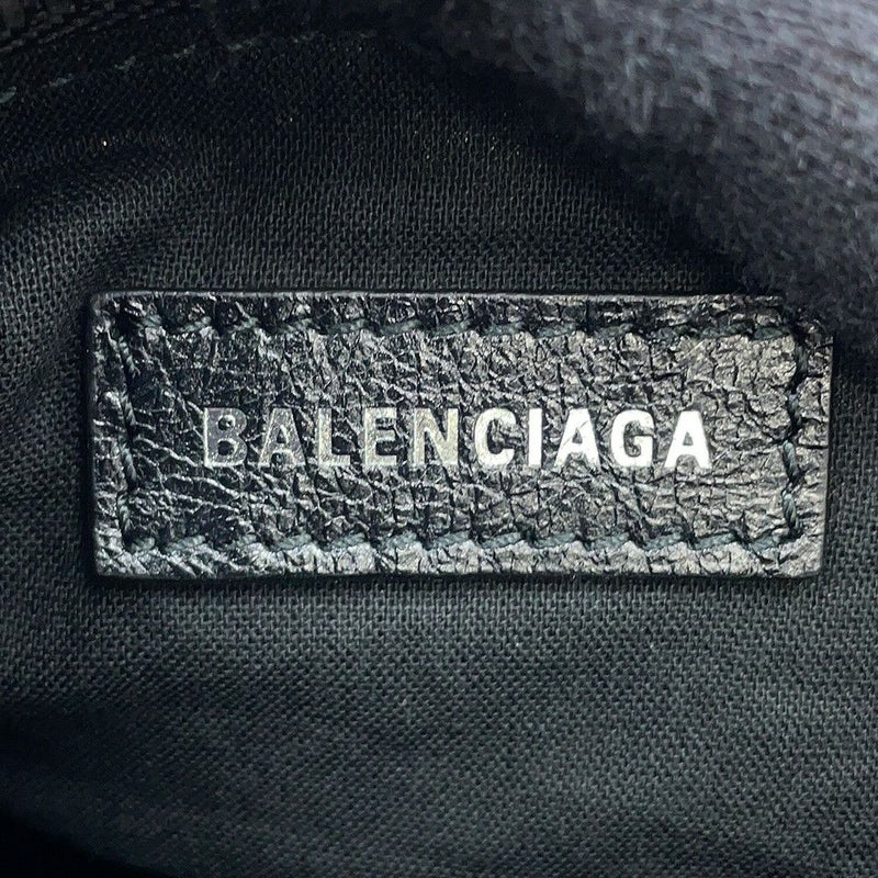 バレンシアガ ショルダーバッグ ルカゴール シリンダー レザー 771716 BALENCIAGA 黒