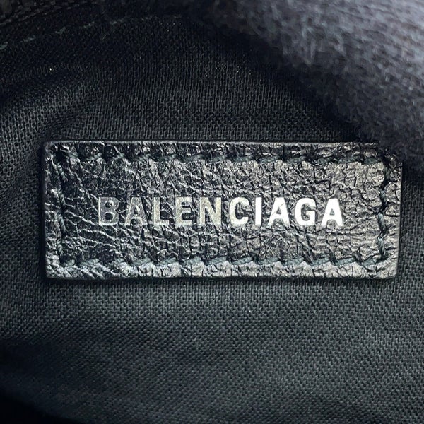 バレンシアガ ショルダーバッグ ルカゴール シリンダー レザー 771716 BALENCIAGA 黒