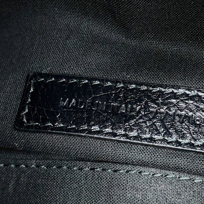 バレンシアガ ショルダーバッグ ルカゴール シリンダー レザー 771716 BALENCIAGA 黒