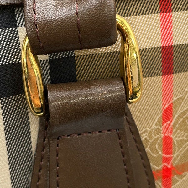 バーバリー ボストンバッグ バーバリーズ ノバチェック キャンバス BURBERRY
