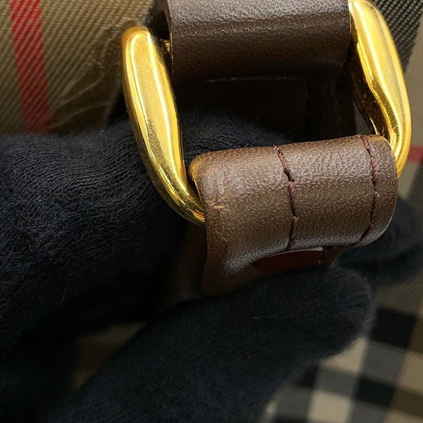 バーバリー ボストンバッグ バーバリーズ ノバチェック キャンバス BURBERRY