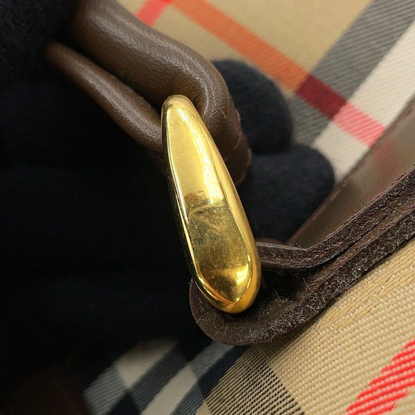 バーバリー ボストンバッグ バーバリーズ ノバチェック キャンバス BURBERRY