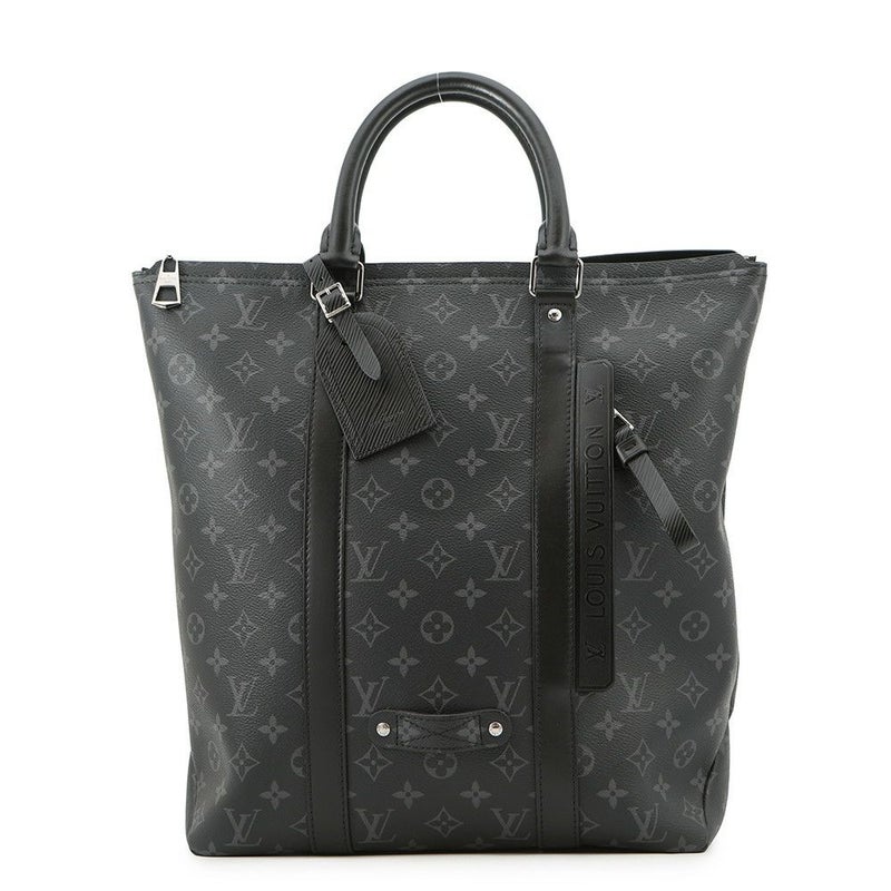 ルイヴィトン トートバッグ モノグラム・エクリプス トート・バックパック M45221 LOUIS VUITTON 2wayリュック 黒 ブラック
