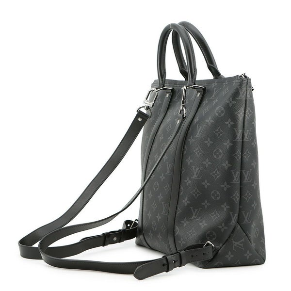 ルイヴィトン トートバッグ モノグラム・エクリプス トート・バックパック M45221 LOUIS VUITTON 2wayリュック 黒 ブラック