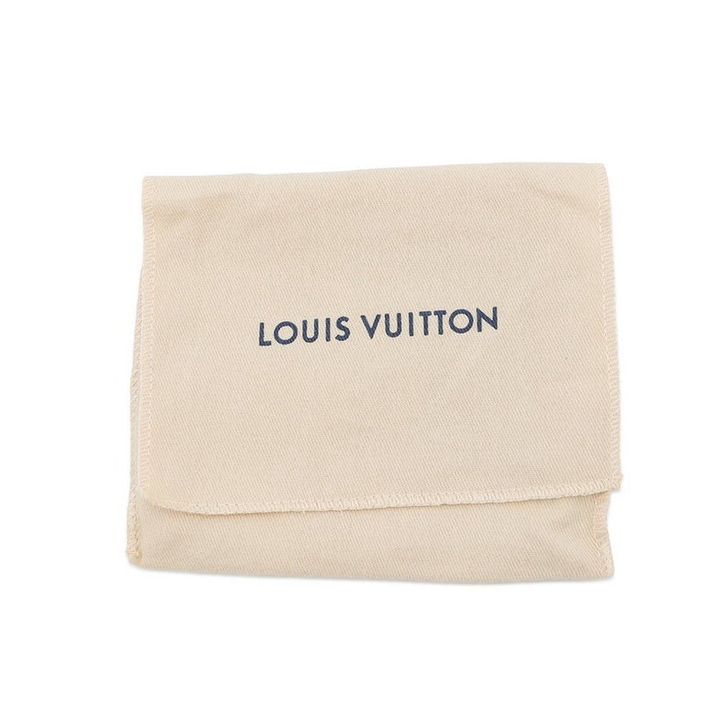 ルイヴィトン 二つ折り財布 ラムレザー/モノグラム・パターン ポルトフォイユ・ルー M81599 LOUIS VUITTON ブラック 黒