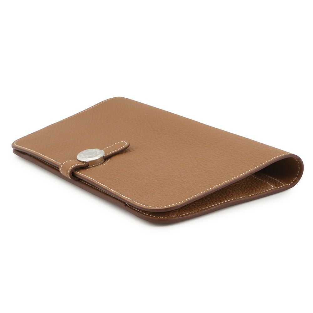 エルメス 長財布 ドゴンGM ゴールド/シルバー金具 トゴ K刻印 HERMES