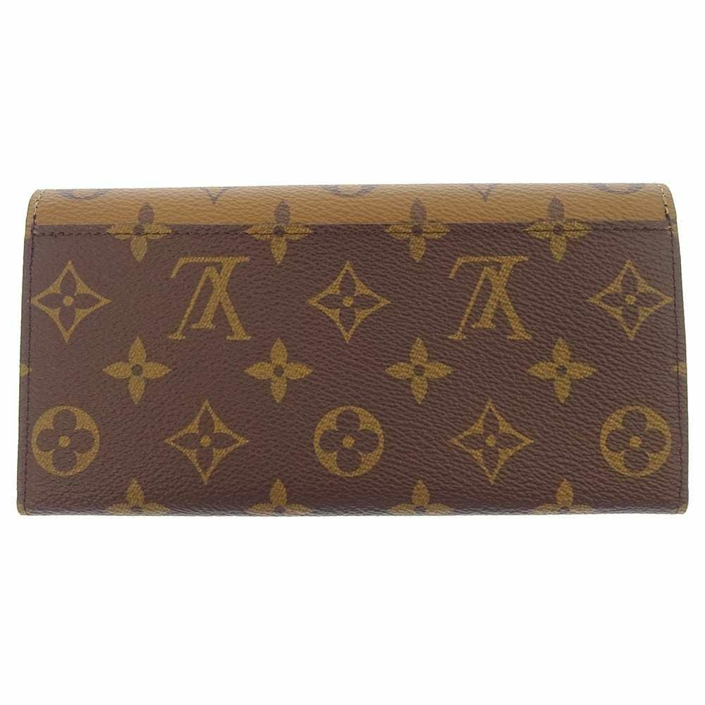 LOUIS VUITTON ルイヴィトン ニつ折り長財布 小銭入付き M82157 モノグラム・リバース レディース ブラウン LOUIS VUITTON（ルイ・ヴィトン） ニつ折り長財布 小銭入付き M82157