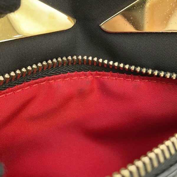 フェンディ ボディバッグ モンスターバグズアイ 7VZ033 FENDI ショルダーバッグ 黒