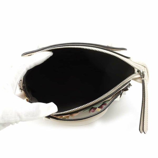 フェンディ ハンドバッグ バイザウェイ ミニ 8BL135 FENDI 2wayショルダーバッグ フラワー 花柄