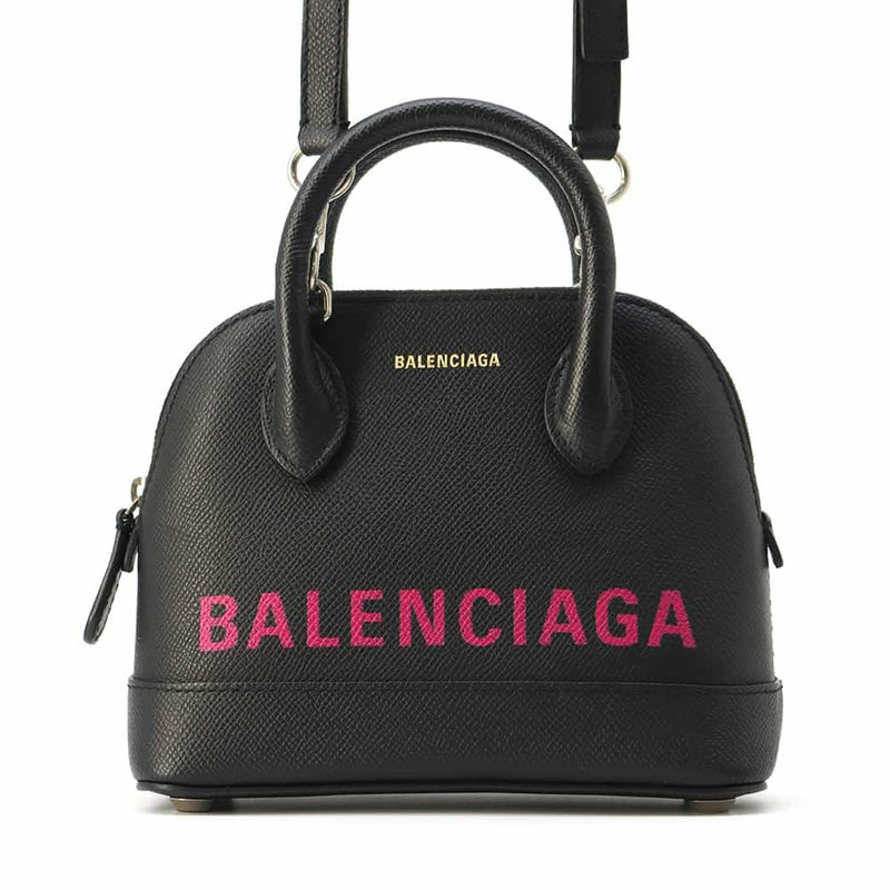 バレンシアガ ハンドバッグ ビルトップハンドルXXS 525050 BALENCIAGA 2wayショルダーバッグ 黒