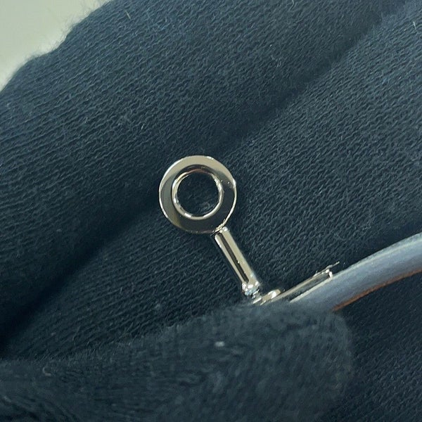 エルメス ブレスレット ミニケリー ドゥブルトゥール シルバー/シルバー金具 シェブルシャムキラ サイズT2 K刻印 HERMES アクセサリー