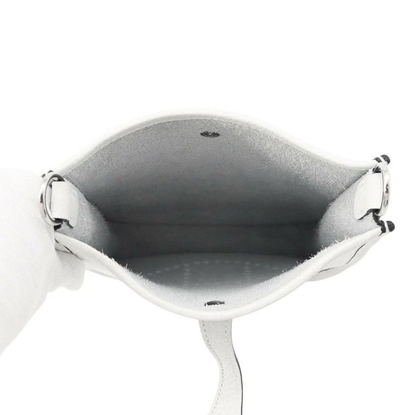 エルメス エブリンTPM 111cm アマゾン ニューホワイト/シルバー金具 トリヨンクレマンス W刻印 白
