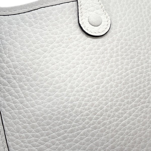 エルメス エブリンTPM 111cm アマゾン ニューホワイト/シルバー金具 トリヨンクレマンス W刻印 白