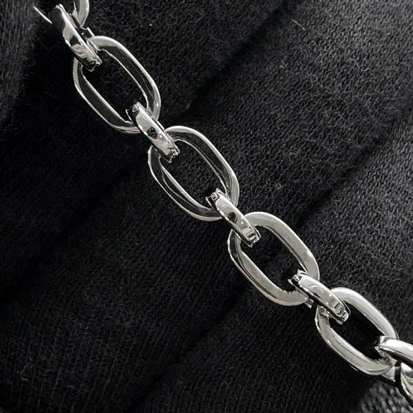 エルメス チェーンショルダーバッグ シネティック ブラック/シルバー金具 シェブルミゾル C刻印 黒