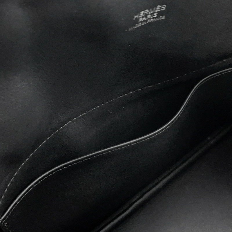 エルメス ハンドバッグ ボリード31 ブラック/シルバー金具 トリヨンクレマンス C刻印 2wayショルダー 黒