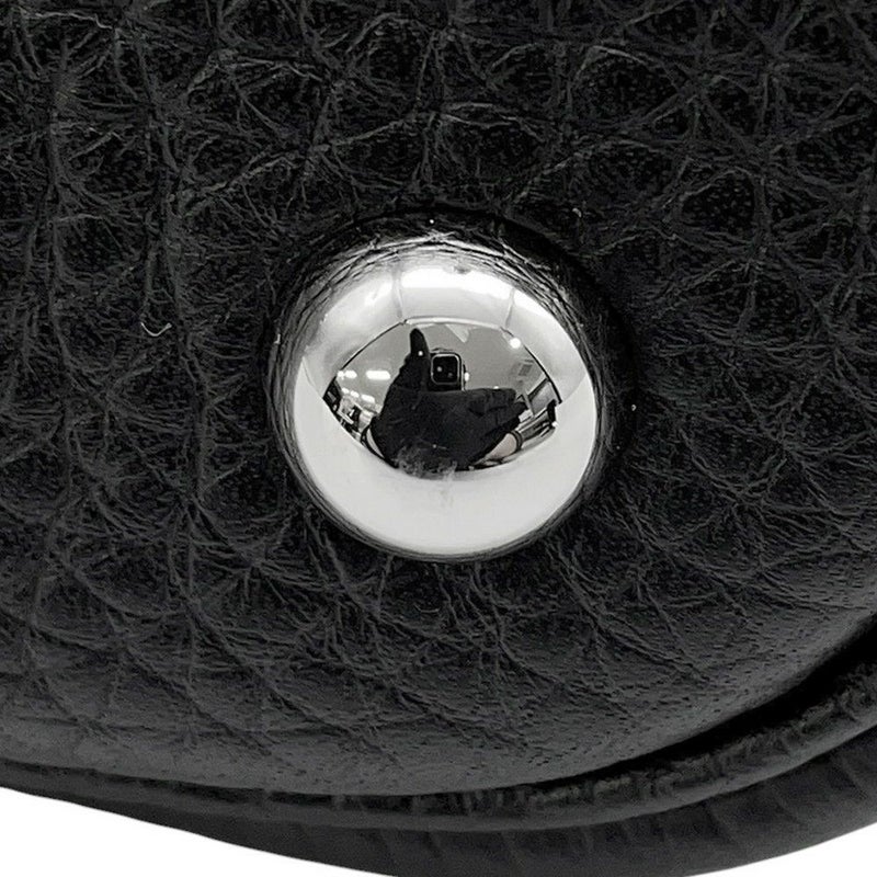 エルメス ハンドバッグ ボリード31 ブラック/シルバー金具 トリヨンクレマンス C刻印 2wayショルダー 黒