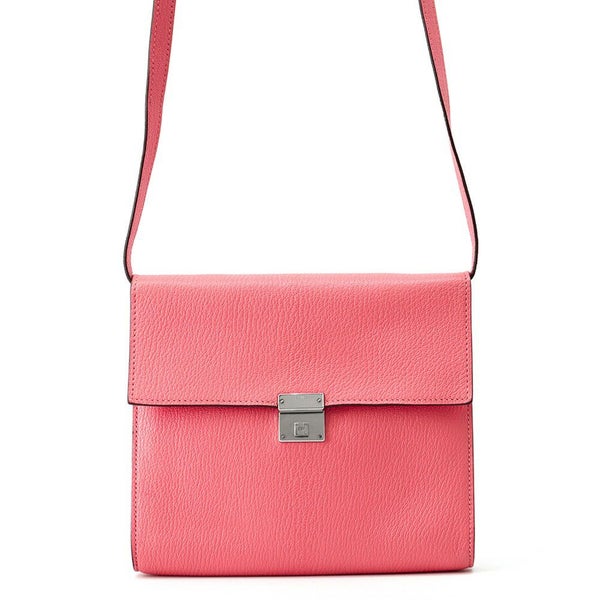 エルメス 財布 クリック16 ローズアザレ/シルバー金具 シェブルミゾル D刻印 HERMES ショルダーウォレット