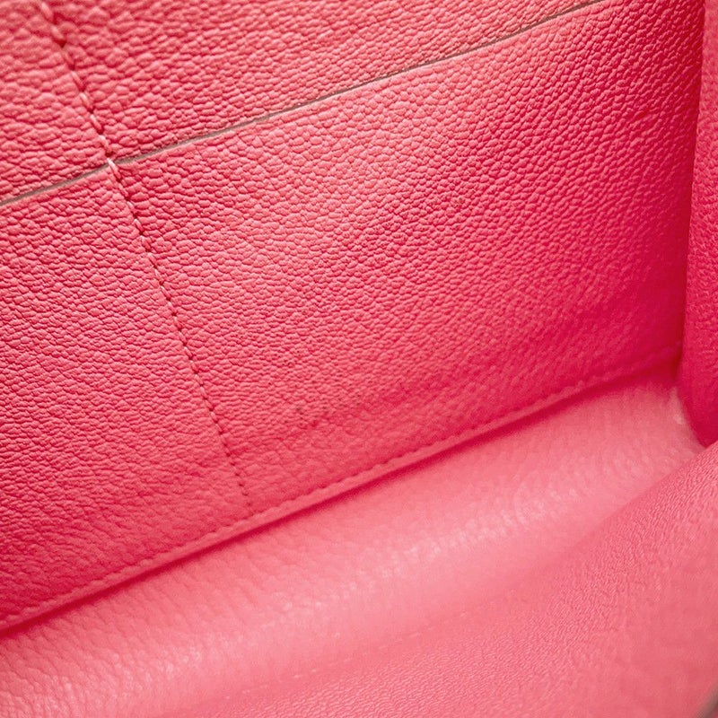 エルメス 財布 クリック16 ローズアザレ/シルバー金具 シェブルミゾル D刻印 HERMES ショルダーウォレット