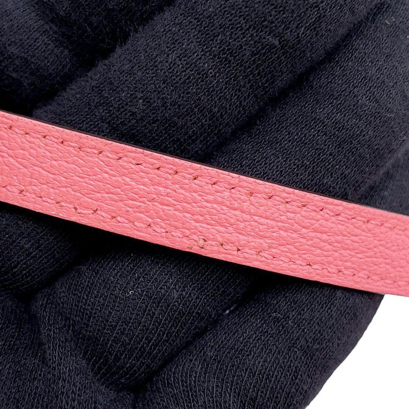 エルメス 財布 クリック16 ローズアザレ/シルバー金具 シェブルミゾル D刻印 HERMES ショルダーウォレット