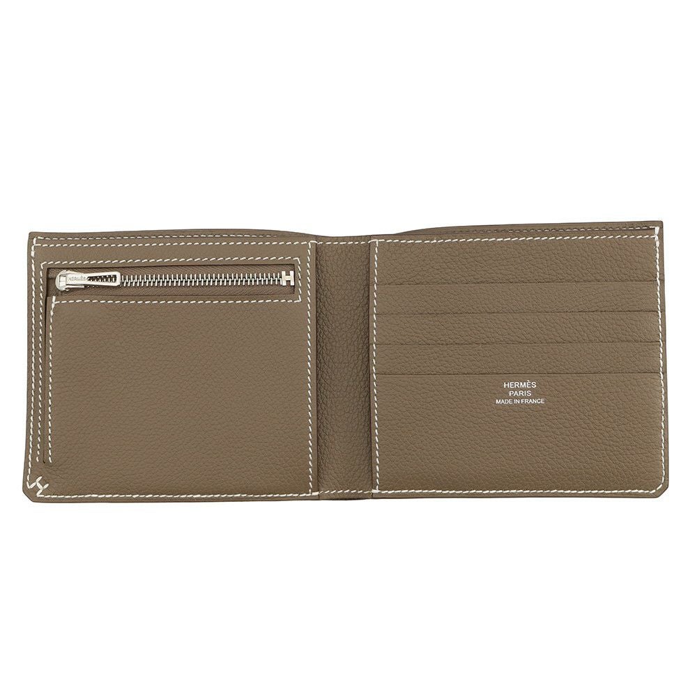 エルメス 二つ折り財布 セリエ コンパクト Sellier H エトゥープ