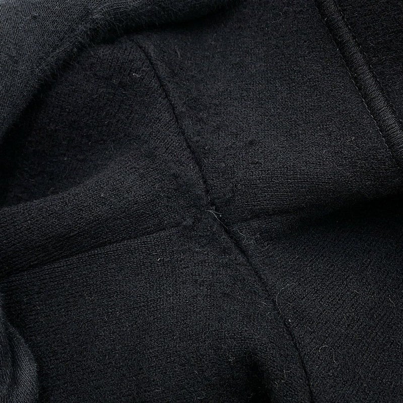 シャネル コート スポーツライン コート カシミヤ レディースサイズ38 P36681 CHANEL アウター 黒