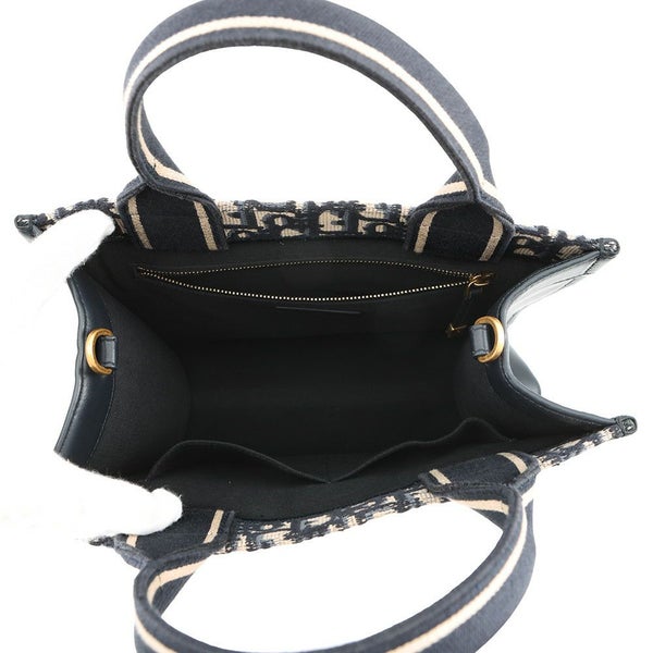 クリスチャン・ディオール トートバッグ  オブリーク エンブロイダリー ブックトート スモール M1325CZBB 2way トロッター