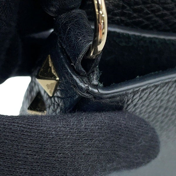 ヴァレンティノ・ガラヴァーニ ハンドバッグ ロックスタッズ XW2P0W07VSH VALENTINO 2way 黒