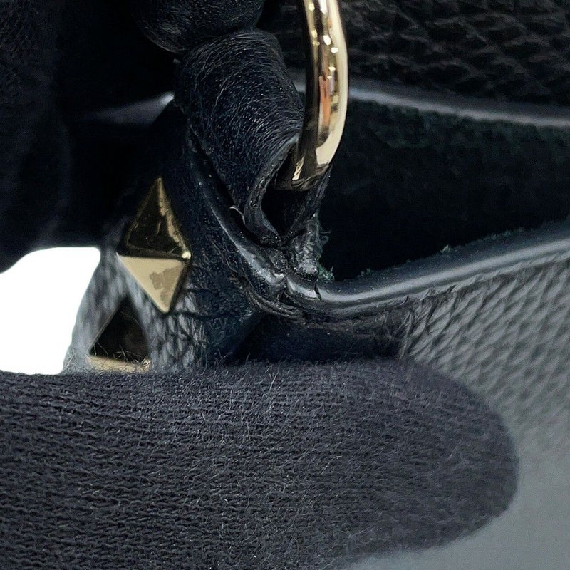 ヴァレンティノ・ガラヴァーニ ハンドバッグ ロックスタッズ XW2P0W07VSH VALENTINO 2way 黒