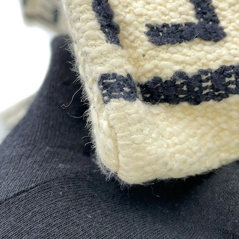 セリーヌ トートバッグ ラージ カバ タイス コットン 196762EG8 CELINE 白 黒