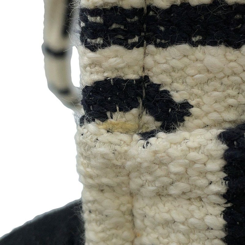 セリーヌ トートバッグ ラージ カバ タイス コットン 196762EG8 CELINE 白 黒