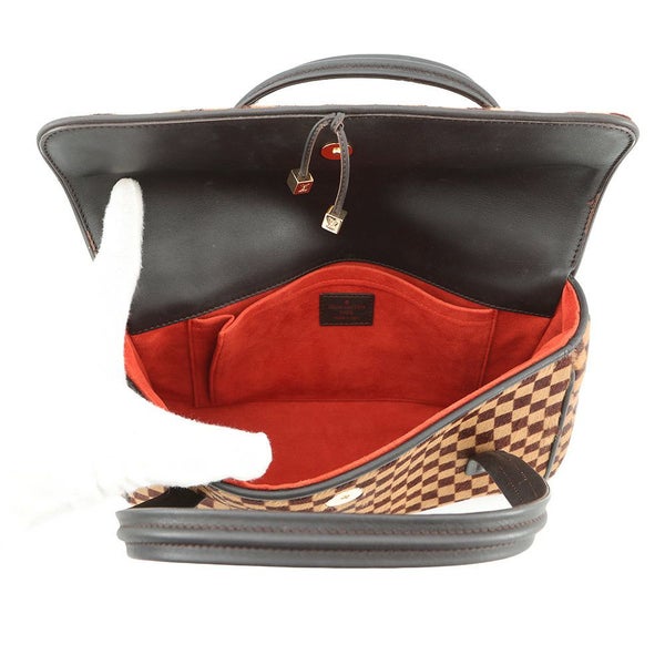 ルイヴィトン ハンドバッグ ダミエ・ソバージュ/ハラコ ライオン M92131 LOUIS VUITTON ヴィトン バッグ