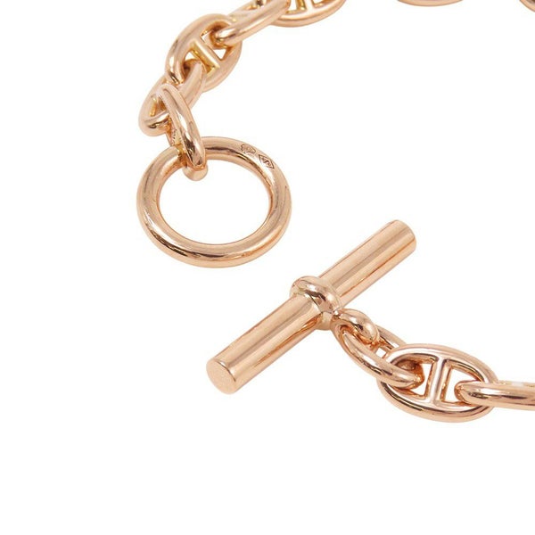 エルメス ブレスレット シェーヌダンクルTPM 22コマ K18PGピンクゴールド HERMES ジュエリー