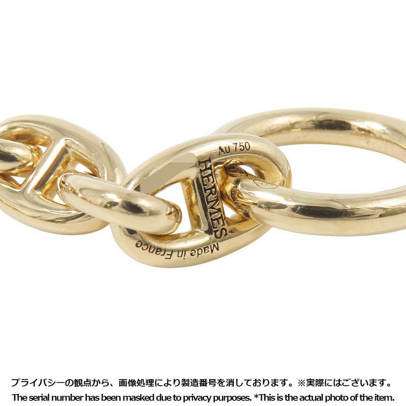 エルメス ブレスレット シェーヌダンクルTPM 22コマ K18YGイエローゴールド HERMES ジュエリー
