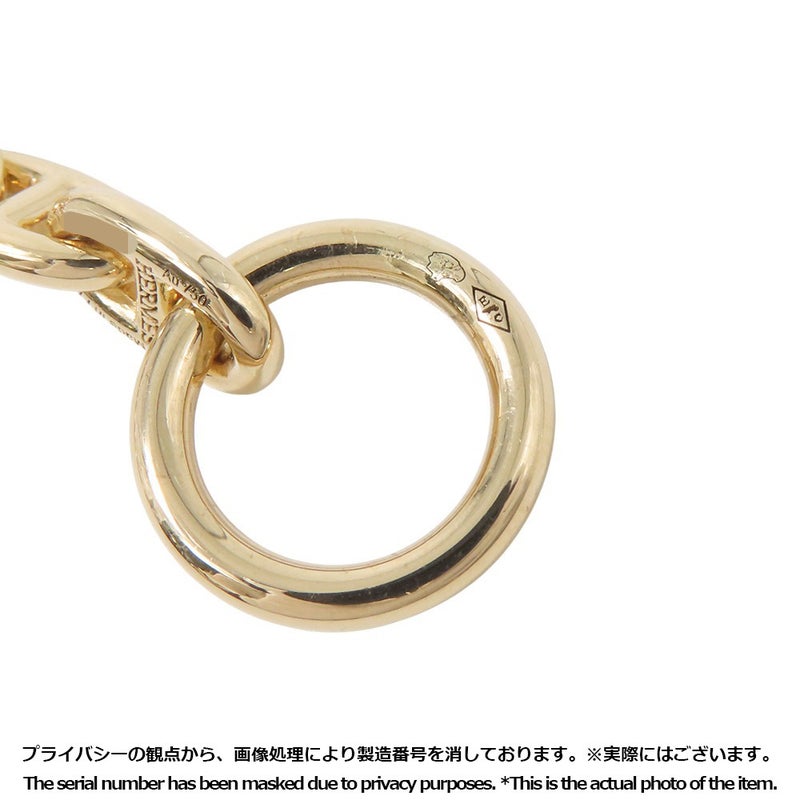 エルメス ブレスレット シェーヌダンクルTPM 22コマ K18YGイエローゴールド HERMES ジュエリー