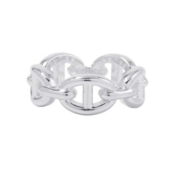 エルメス リング シェーヌダンクル アンシェネPM Enchainee SV925シルバー リングサイズ51 HERMES ジュエリー
