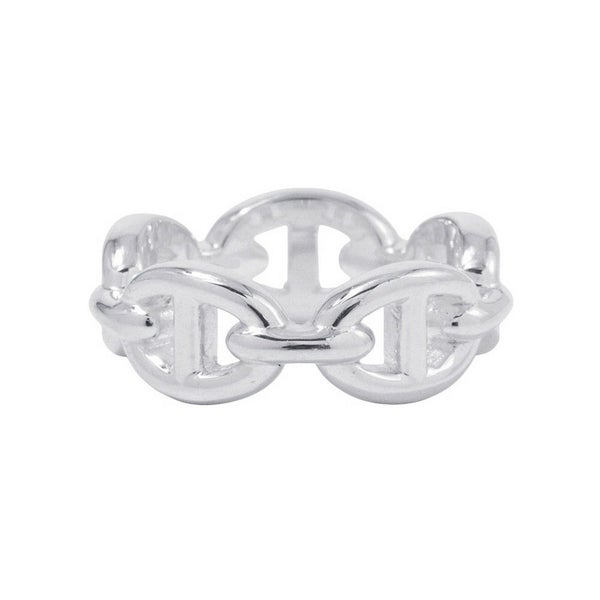 エルメス リング シェーヌダンクル アンシェネPM Enchainee SV925シルバー リングサイズ51 HERMES ジュエリー