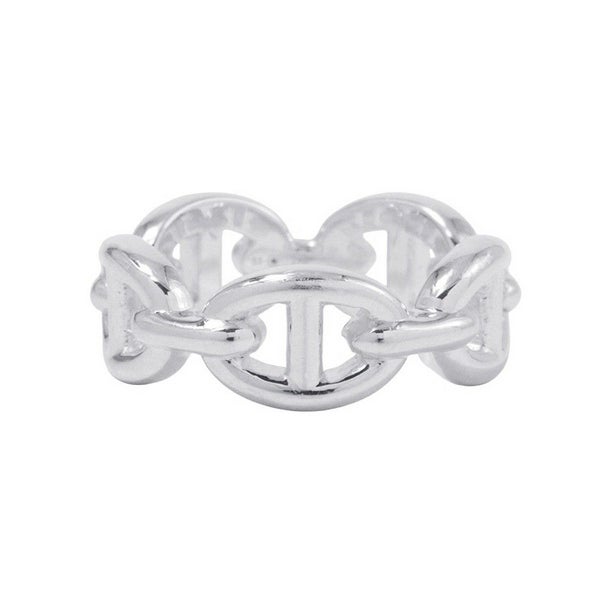 エルメス リング シェーヌダンクル アンシェネPM Enchainee SV925シルバー リングサイズ51 HERMES ジュエリー