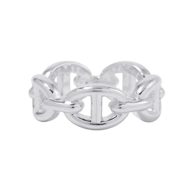 エルメス リング シェーヌダンクル アンシェネPM Enchainee SV925シルバー リングサイズ51 HERMES ジュエリー