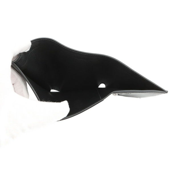 エルメス 三つ折り財布 ベアンコンビネ ブラック/ブラック金具 ヴォーマダム W刻印 HERMES 財布 黒