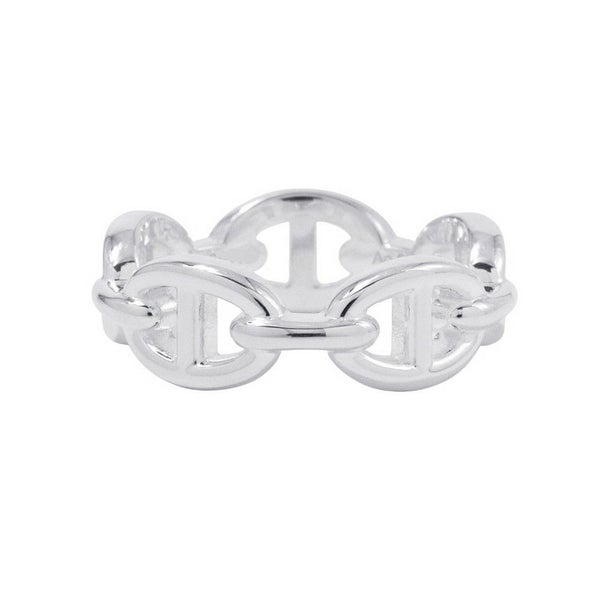 エルメス リング シェーヌダンクル アンシェネPM Enchainee SV925シルバー リングサイズ55 HERMES ジュエリー